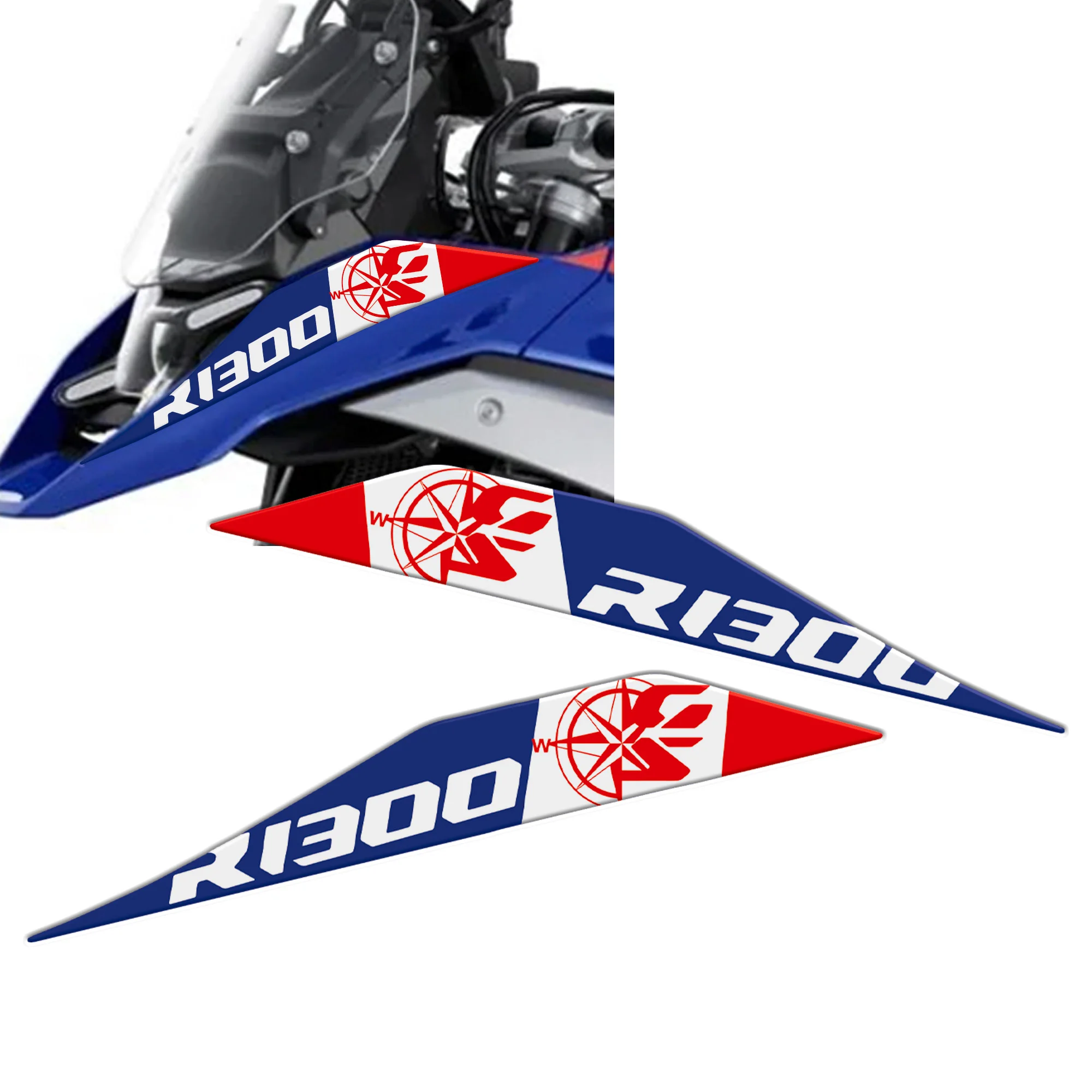 الكأس الثلاثي الأسود الخيار 719 ADV مغامرة حامي خزان الوسادة ملصق مزخرفة صالح BMW R1300GS R 1300 GS 1300GS2023 +