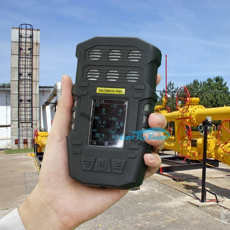 

Custom Made Portable Multi Gas Detector EX O2 H2S NO2 CH4 NO SO2 CL2 NH3 PH3 HCL O3 Carbon Dioxide CO CO2