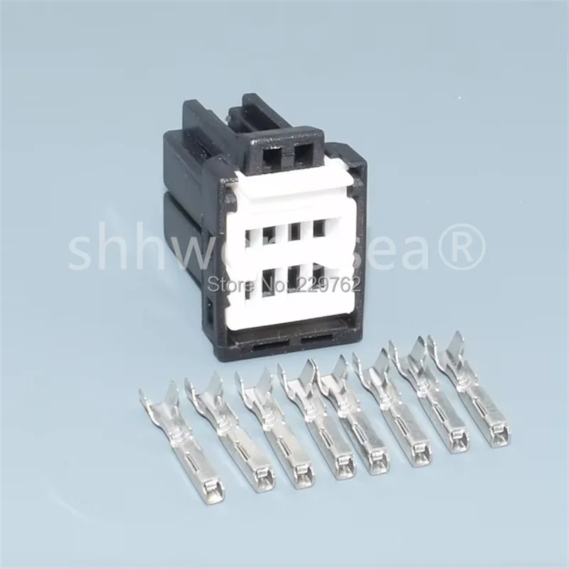 2/100Sets 8 pin 1.2mm  175964-2 Automotive Connectors jacket 25022-8Y 8P plastic shell jacket plug connector