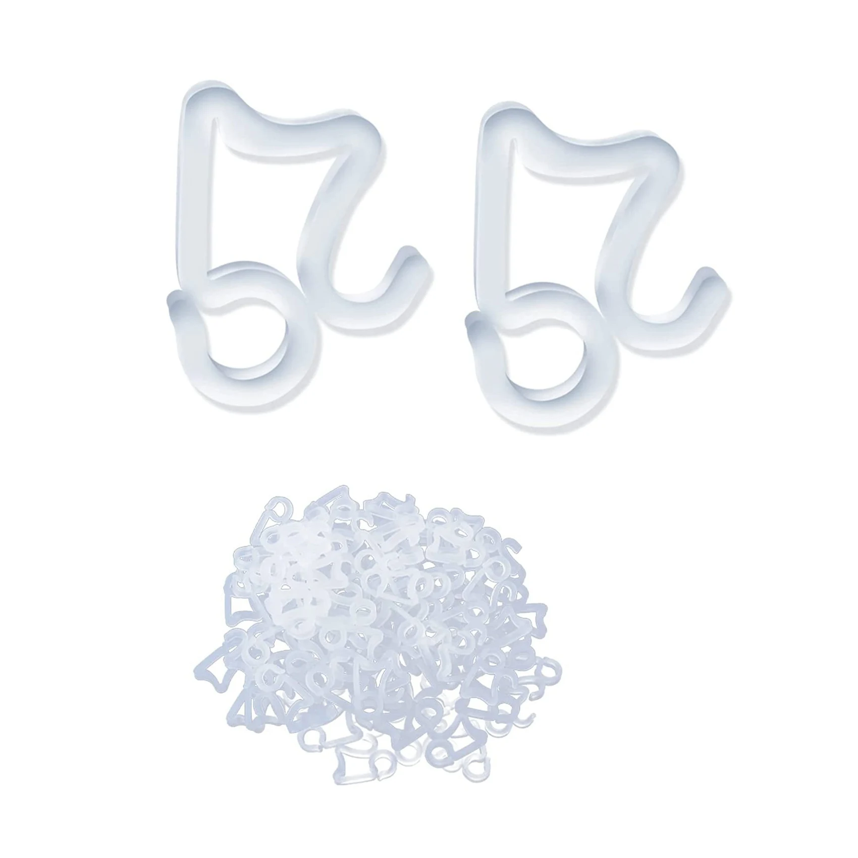 Christmas Light Clips Outdoor, 100 Pack Holiday Light Clips, for Outside String Lights Hanging Roof Icicle Lights SQ