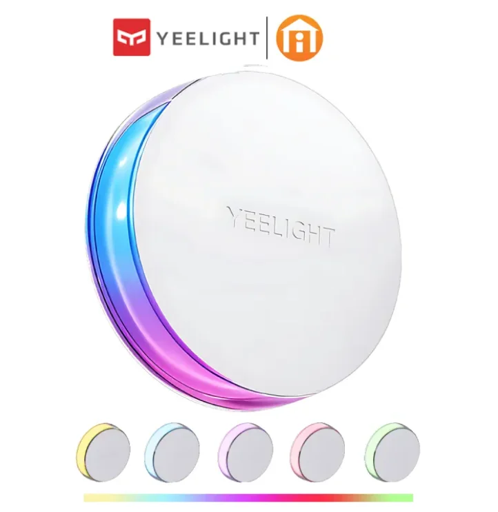 Yeelight Vega RGB Night Light Motion Sensor Rechargeable Magnetic Color Changing Wall Lamp for Bedroom Closet Stairs Gaming Room