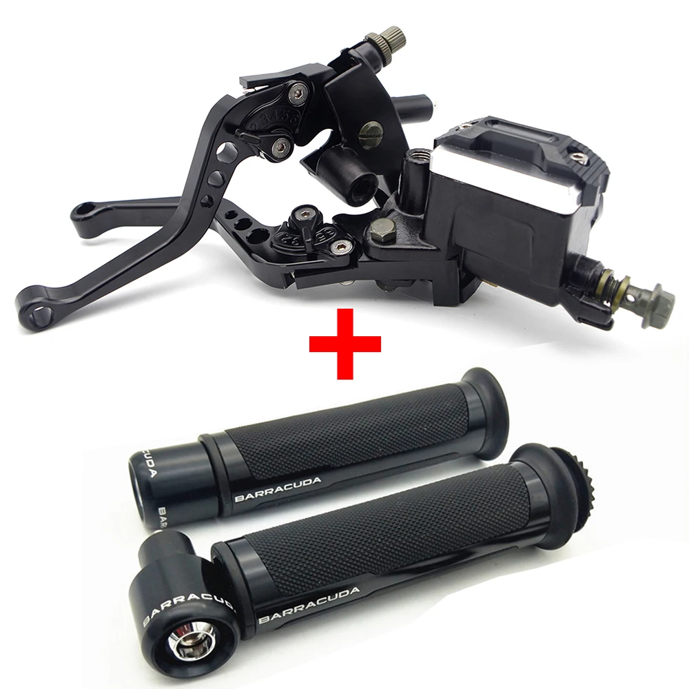 Motorcycle Grip & Motorbike Brake Pump Clutch Lever For SUZUKI gsx s750 gsx r 600 gsx750f sv 1000 burgman 650 katana 600