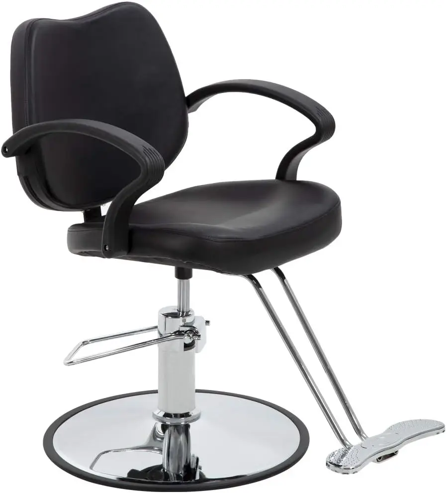 Heavy Duty Hydraulic Pump Chair for Hair Styling, Cadeira de barbeiro para cabeleireiro, Beleza, Shampoo, Estilista, Mulheres, Homem