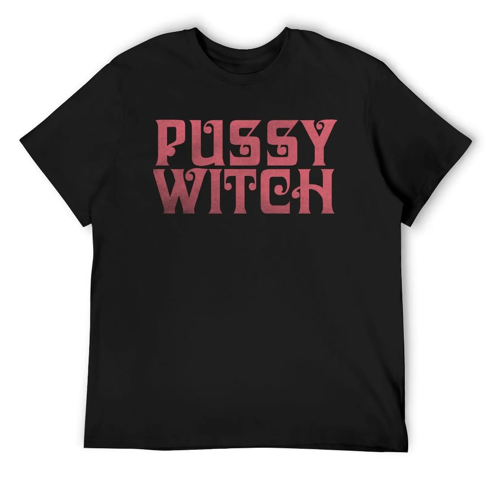 Pussy Witch T-Shirt anime stuff anime mens fashion