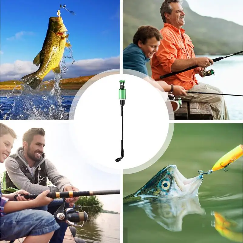 Hard Rod Rocker Tensioner Ice Fishing Tip Up Fishing alarm Fishing Rod Bells For Family Friends Home Fishing Accessories