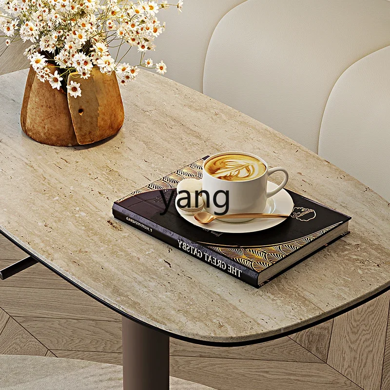 LTT современный простой приставной столик можно поднять, приставной столик, диван, маленький круглый столик из каменной плиты