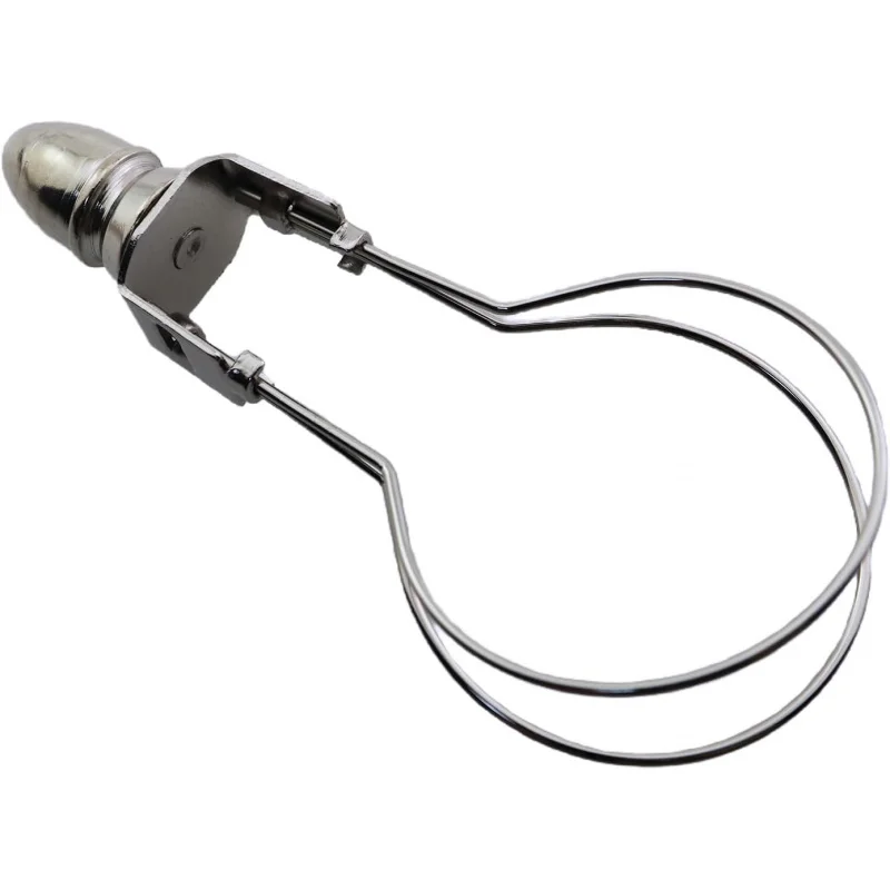 11.5x5.3 سنتيمتر الفضة عاكس الضوء محول كليب على عاكس الضوء لمبة حامل المناسب محول الجدول حامل مصابيح ديكور مناسبة ل #5