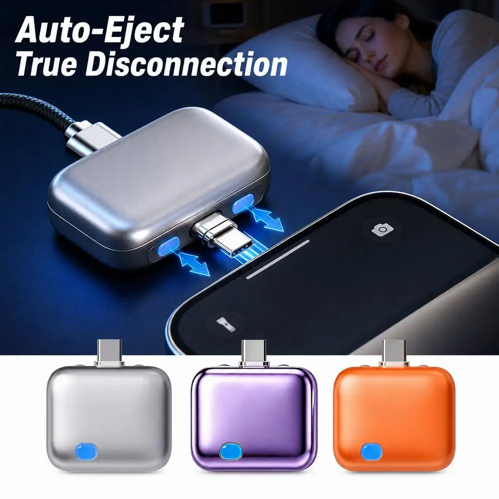 Type-C 140W Physical-Disconnect Battery Guard Anti-Overcharge Protection for Safe Overnight Charging Smart Auto Stop Charging