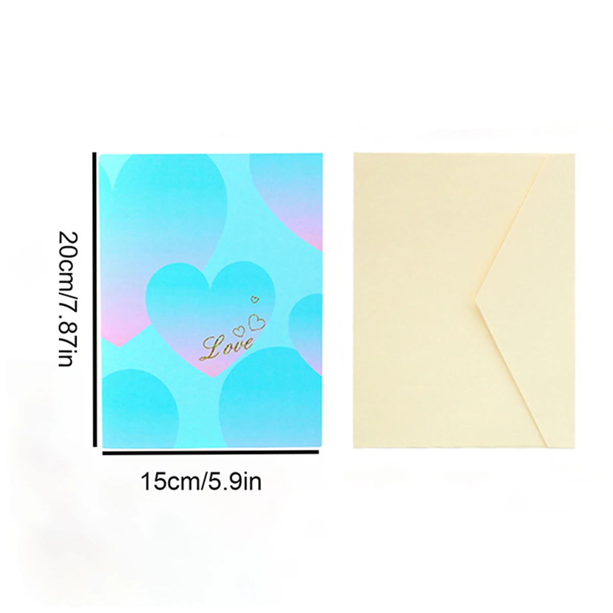 بطاقة منبثقة على شكل قلب وردي ثلاثي الأبعاد، هدية منحوتة ورقية مصنوعة يدويًا لعيد الحب، مغلف بطاقة اعتراف الذكرى السنوية