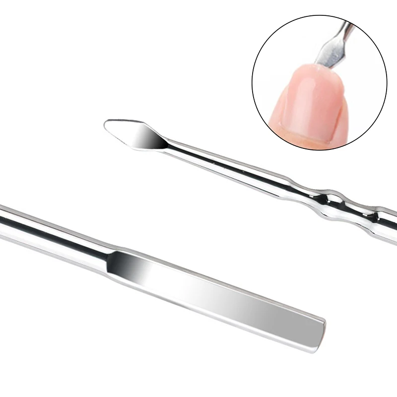 Stainless Steel Ear Scoop V-shaped Dead Skin Fork Nail Trimmer Daily Personal Health Beauty Care Tool Ear/Nail/Pedicure Cleaning