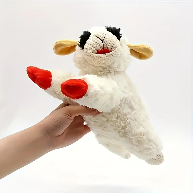 1pc plush doll pet toy with sound lamb doll alpaca panda doll plush toy