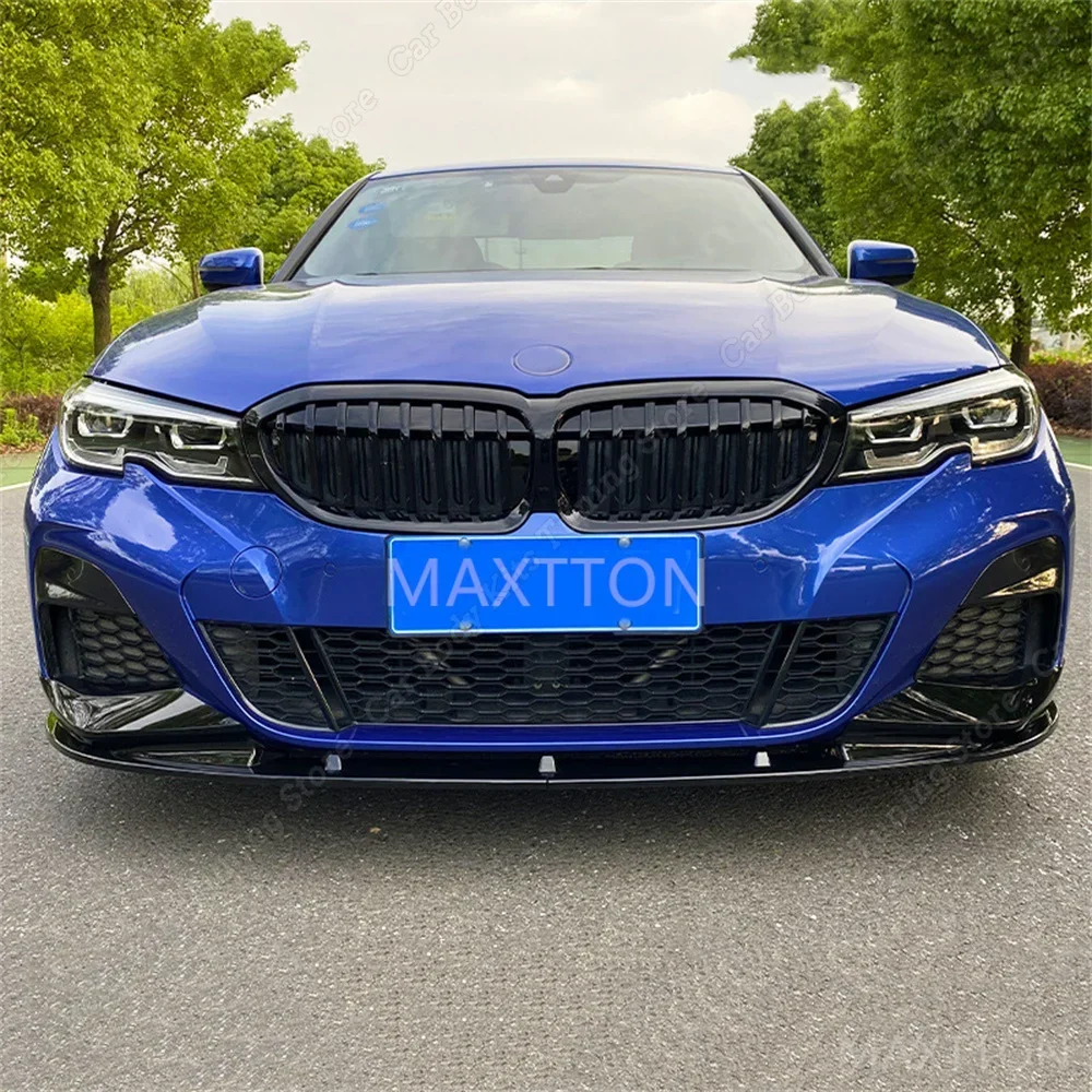 For BMW G20 G21 Front Bumper Splitter Lip Spoiler Diffuser Cover Guard 3 Series 320i 320d 330i M340i Sedan/Estate 2019-2022