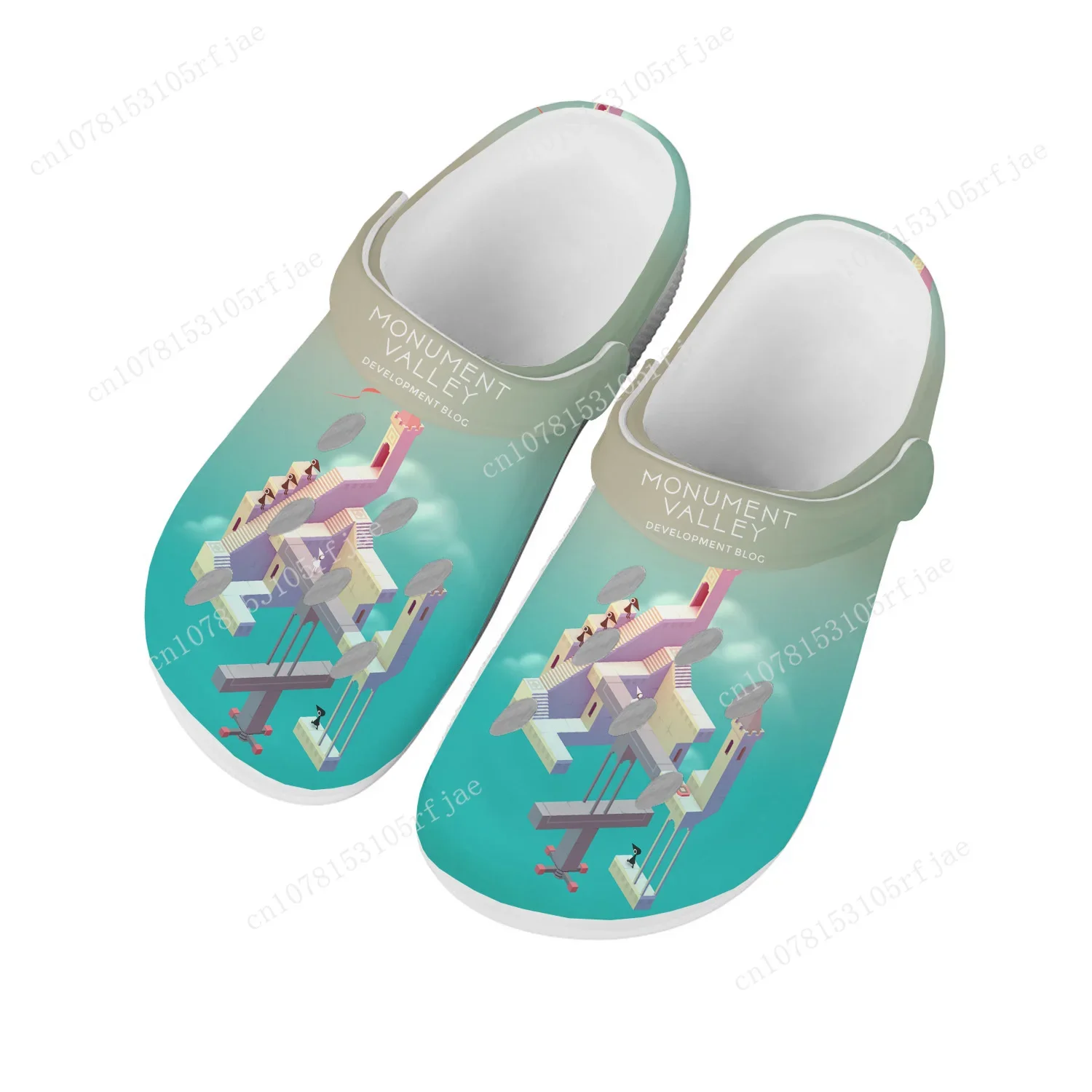 

Monument Valley Home Clogs Hot Cartoon Game Mens Womens Teenager Custom Built Water Shoes Garden Beach Hole Slippers Sandals