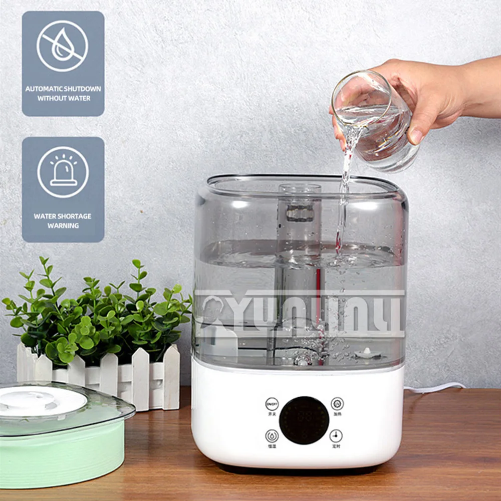 مرطب الرطوبة المنزلية الدافئة ، المرطب الهواء سطح المكتب الذكي ، واستخدام للمنزل والمكتب ، 5L