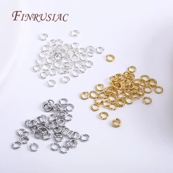200Pcs/lot Connecting Rings For Jewelry 18K Gold Plated Open Jump Rings For Chains,DIY Jewelry Making Supplies,Metal Split Ring