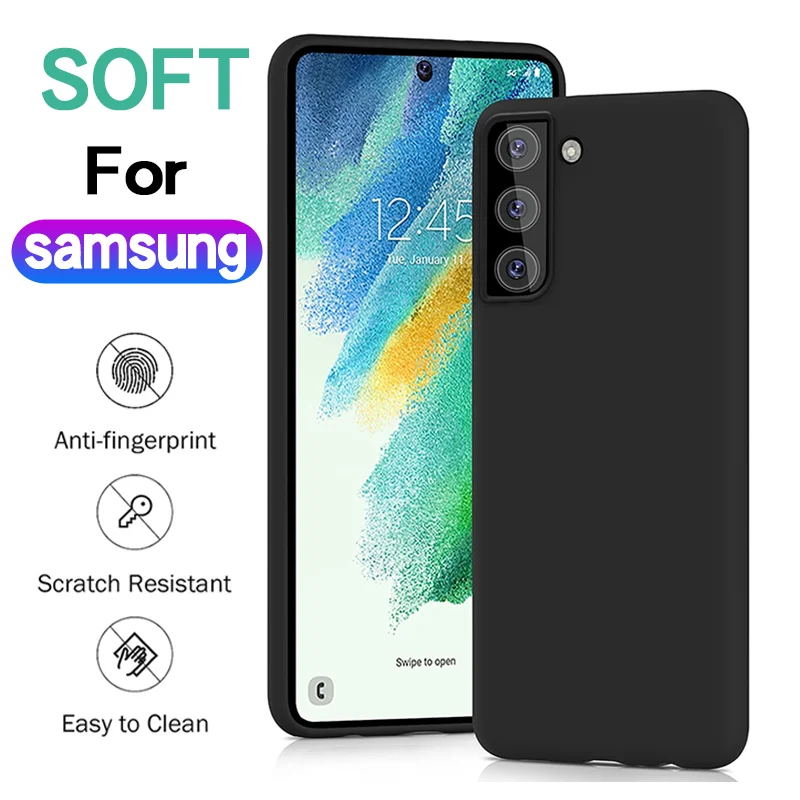 Shockproof Phone Case For Samsung Galaxy A10 E A20 A30 A50 A01 A11 A21 A51 4G A22 A32 5G A70 Silicone Protection TPU Back Cover