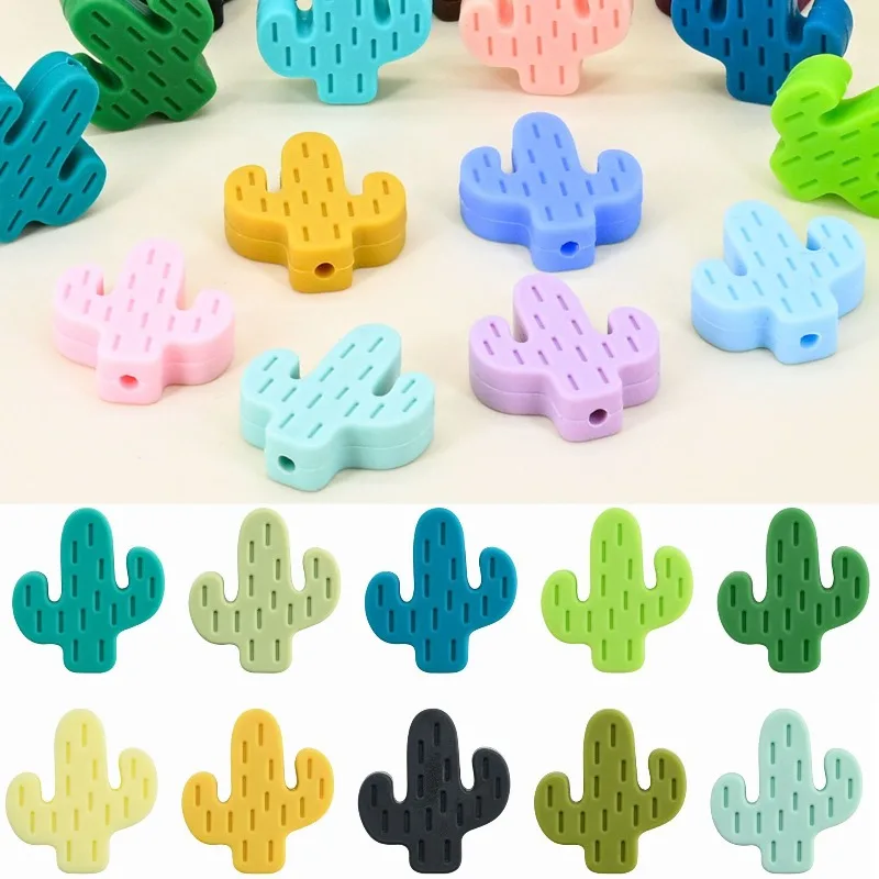 

20pcs Silicone Beads for Pacifier Holder Keychain Necklace Pen Craft BPA Free Food Grade Focal Beads for DIY Jewelry Making