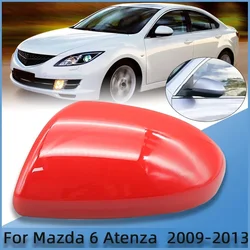 Car Rearview Mirror Cover Lid Housing Wing Carbon Fiber Mirror Cap Painted Shell For Mazda 6 Atenza GH 2009 2010 2011 2012 2013