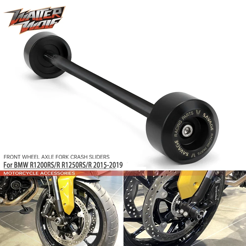 

R1250R вилка переднего моста, ползунки для BMW R1200RS R1200R R1250RS F900R/XR, аксессуары для мотоциклов, защита блока ступицы колеса