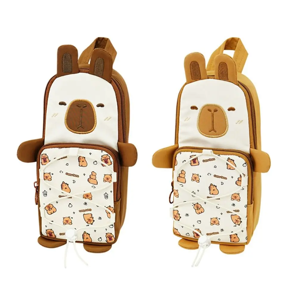 Astuccio per penne Capybara di alta qualità Astuccio multifunzionale per matite di grande capacità Scatola per penne con design con coulisse