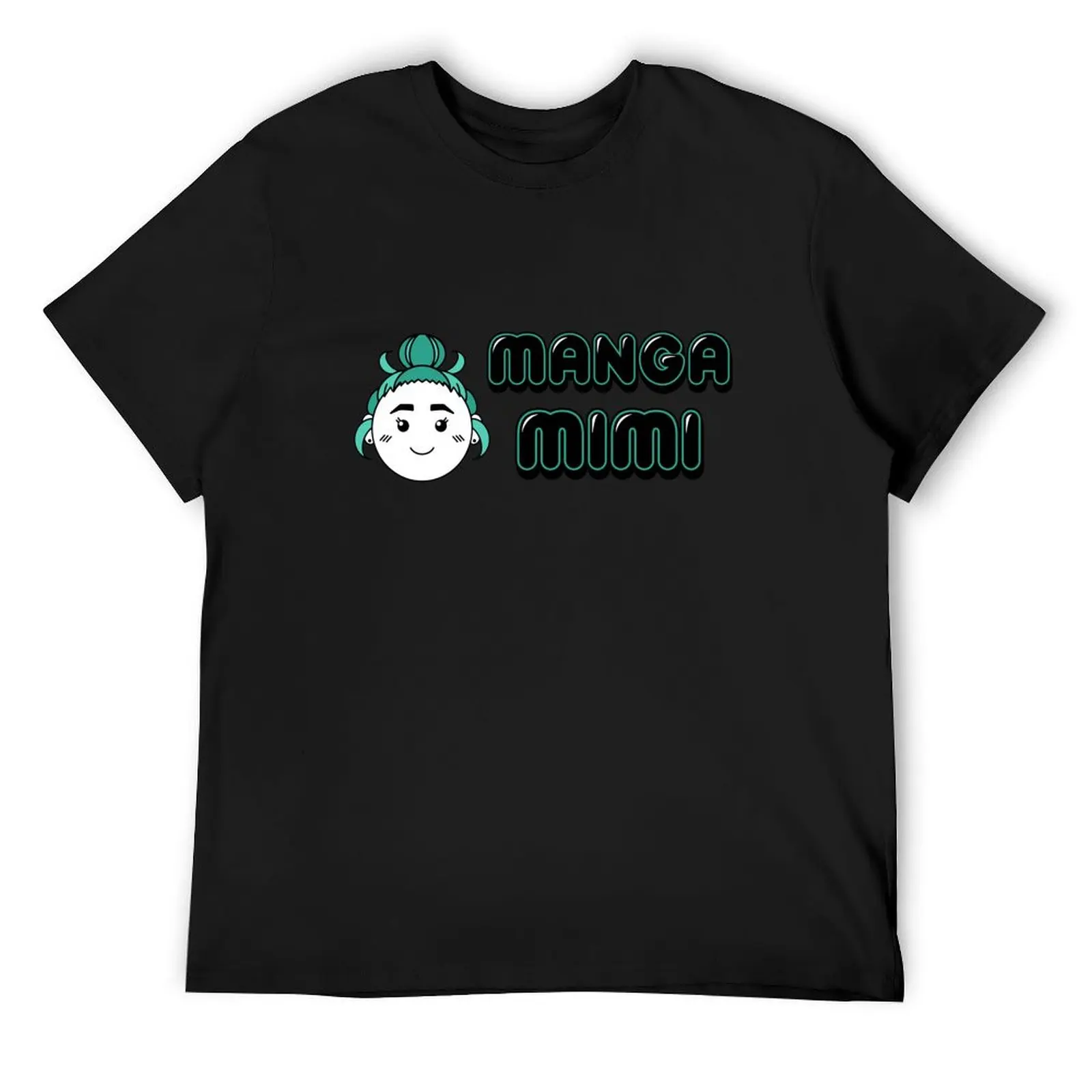 

Manga Mimi Logo T-Shirt anime graphic t shirt vintage valentines clothes Men's t-shirt