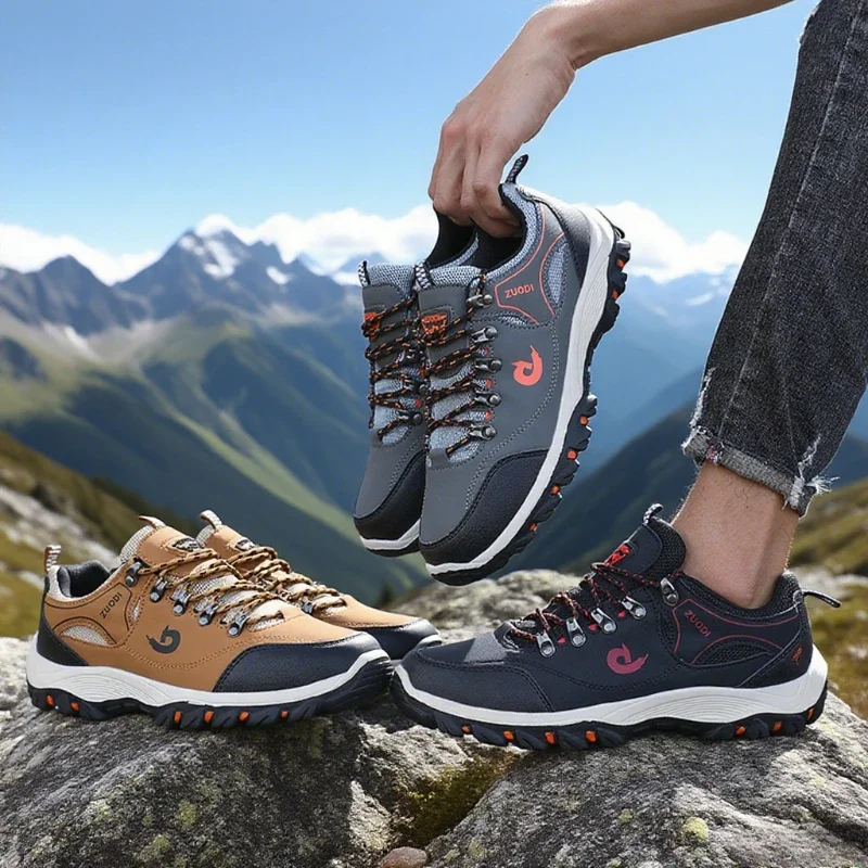 Men's Outdoor Hiking Shoes Lightweight Comfortable Breathable Shoe Waterproof Camping Running Shoes Male Tennis Walking Sneakers image 6