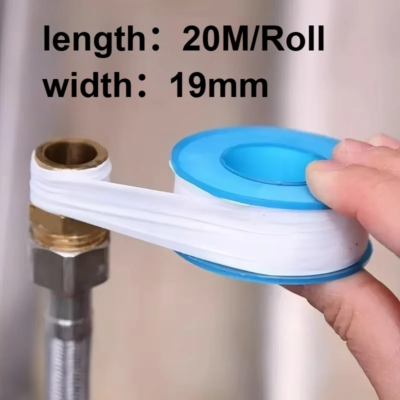 Plumbing Tape Ptfe - 20M PTFE Water Pipe Tape Oil-free