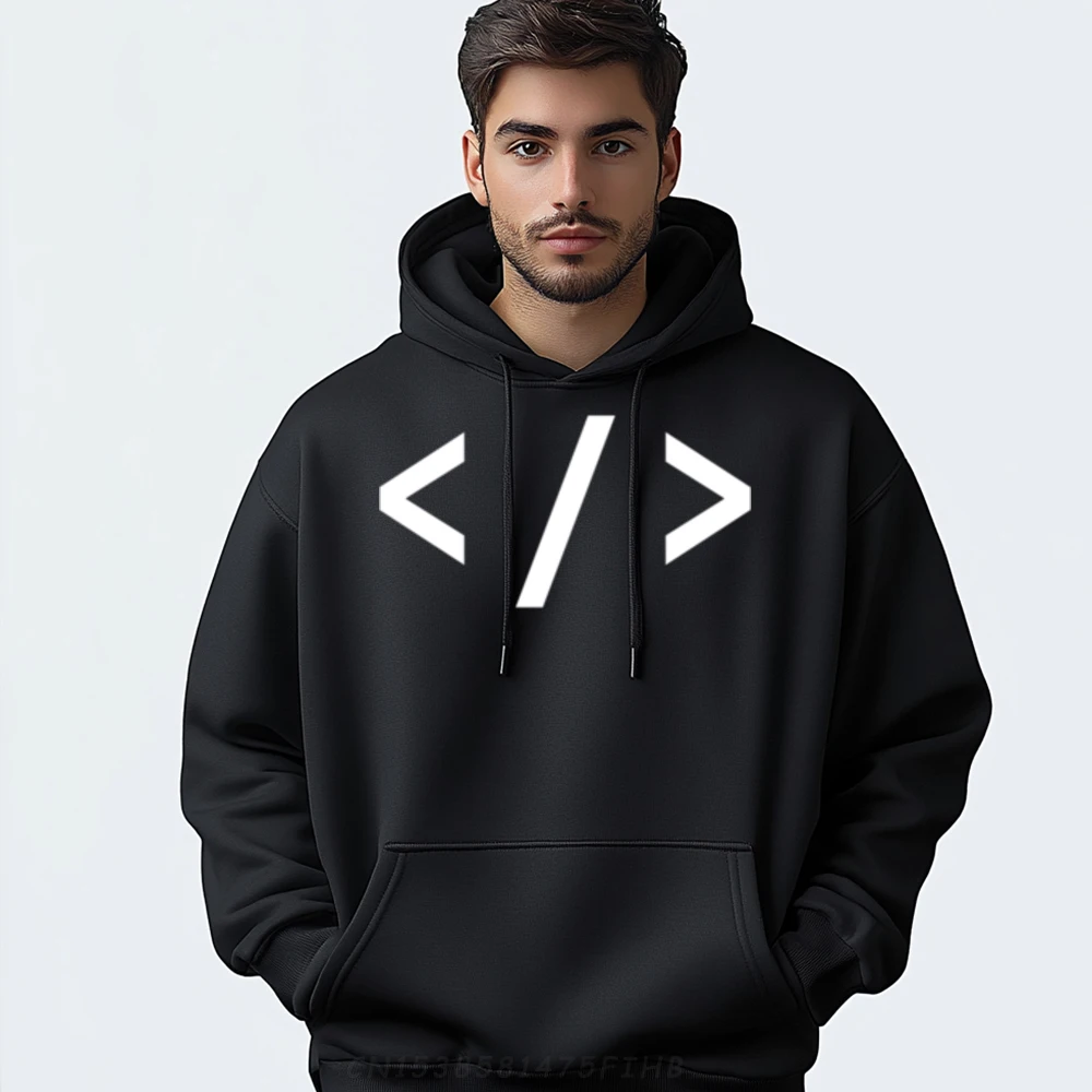 

Code Minimal Breast Computer Scientist Programmer Computer Oversized Hoodies Men's Clothing