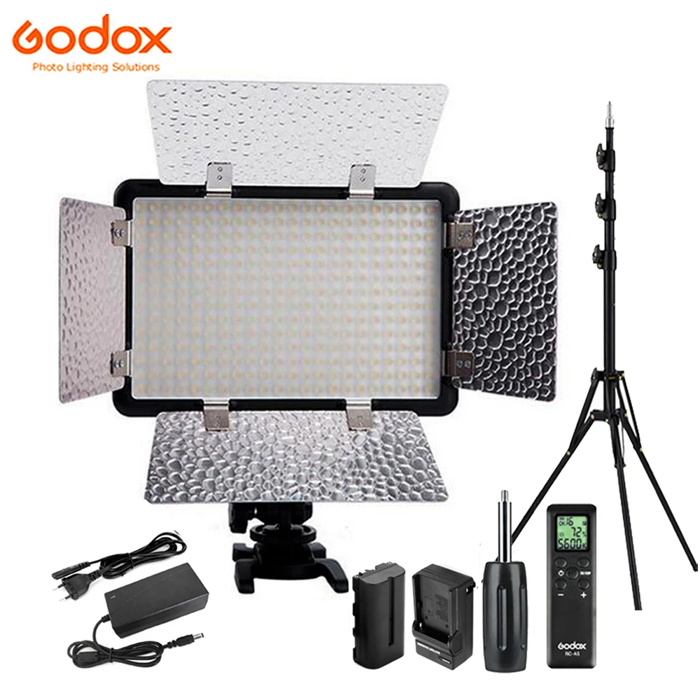 

Godox LED308C II Bi-color 3300-5600K / LED308W II White 5600K 16 Channels Remote Control LED DSLR Video Light Photography