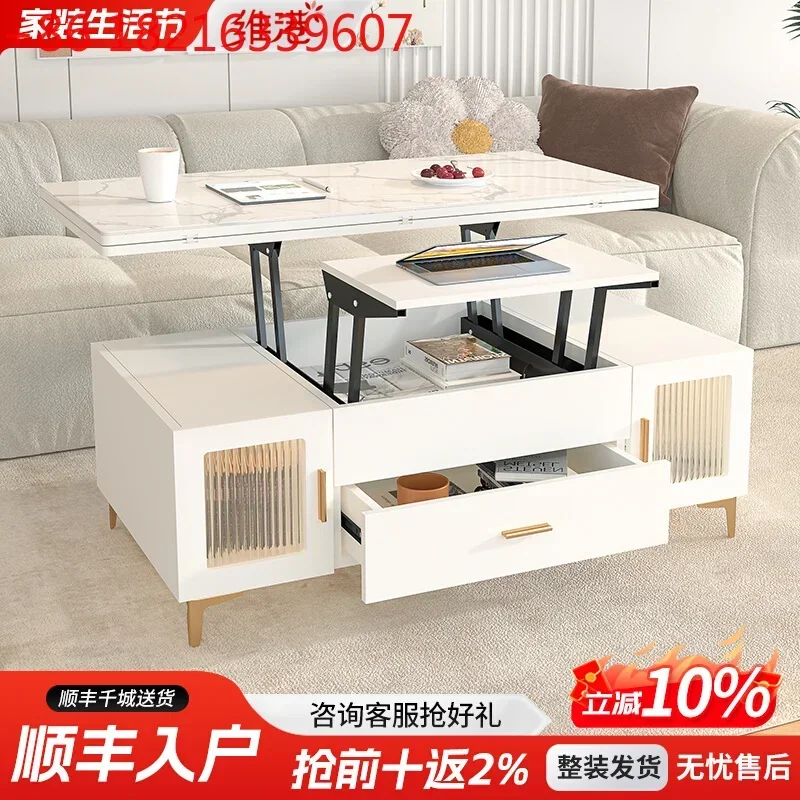 TAODining table dual-purpose small apartment living room household integrated multi-purpose foldable dining table two-in-one