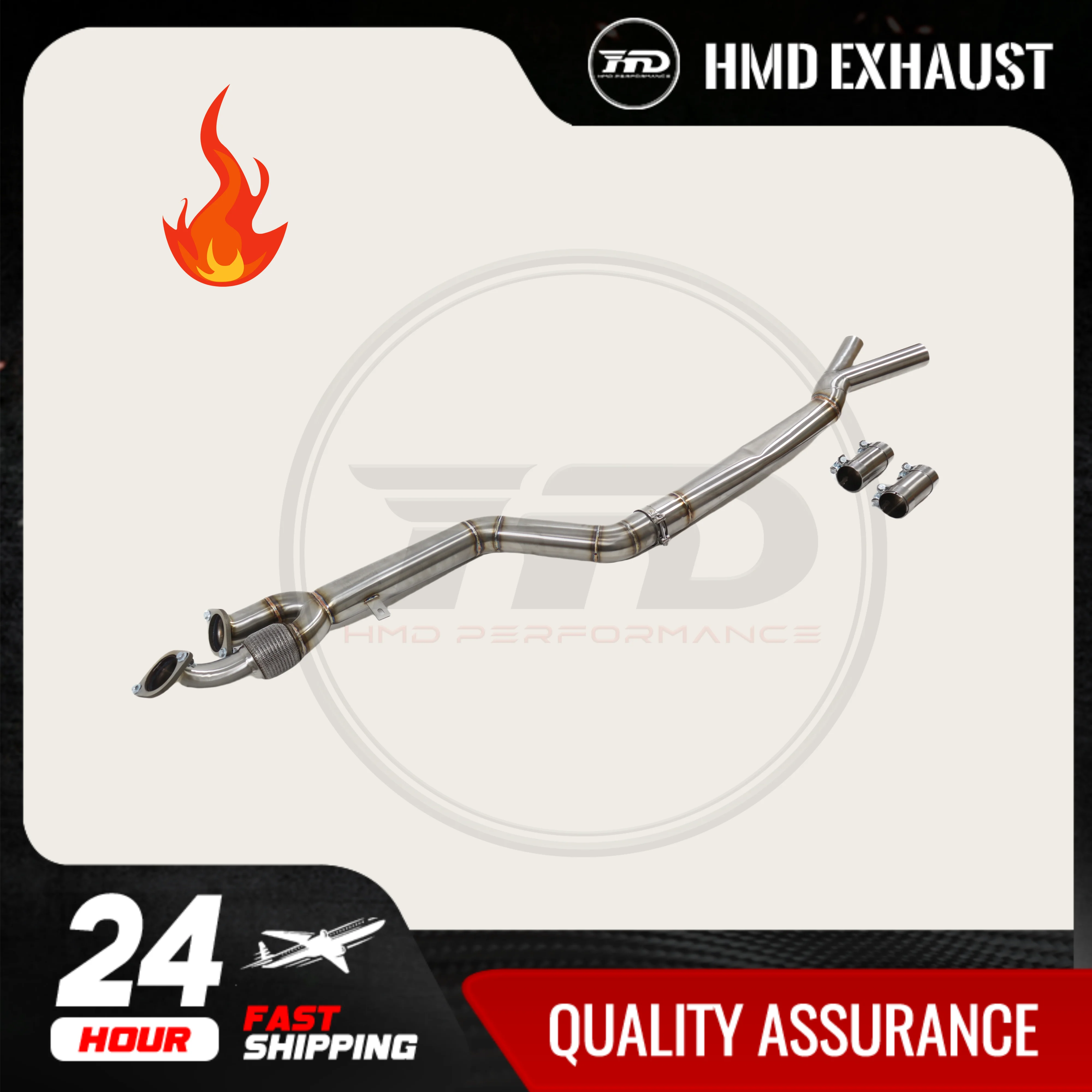 

HMD Exclusive customization Stainless Steel Exhaust System Performance Middle pipe for BMW M2 G87 3.0T car