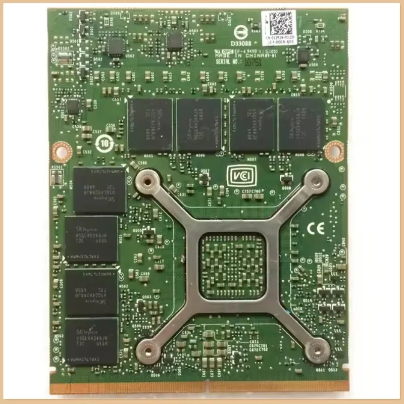 M5000M 8GB GDDR5 MXM 3.0b N16E-Q5-A1 Video Card for Precision 7710 M6800 Laptop
