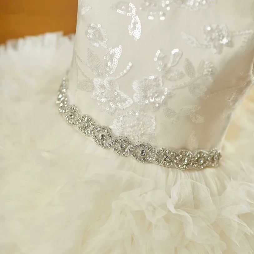 Neues Abendkleid für Kinder, Gastgeberin, Klavierauftritt, Hochzeit, Geburtstag, Abschlussfeier, Partykleider für Mädchen A5062 Vestidos Infantil – Detail 6