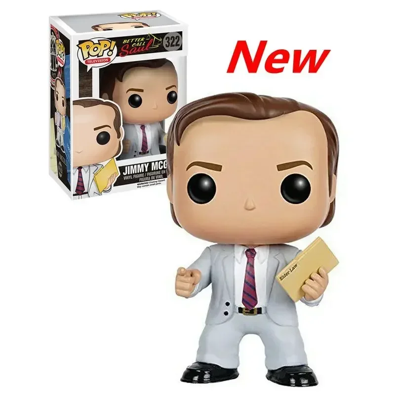 ¡Nueva figura de llegada Funko Pop! Mejore llama a Saul - Jimmy Mcgill # 322 figuras de acción de vinilo modelo juguetes para regalos de decoración