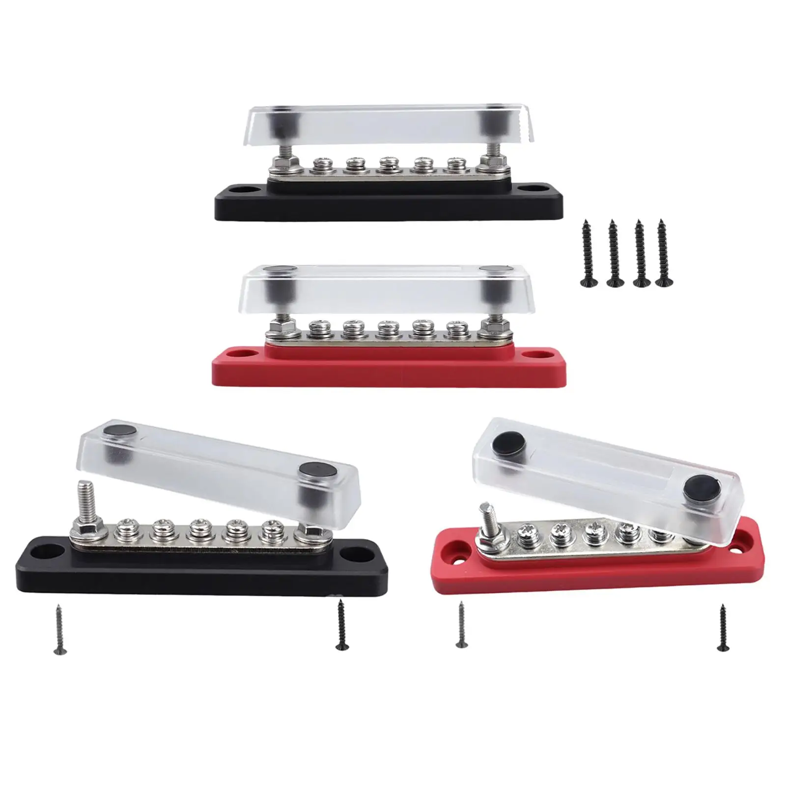 5 Way Busbar Multiuse Rustproof Terminal Stud Sturdy Busbar for Vehicles