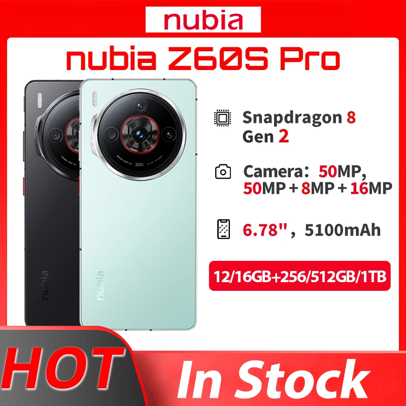 New Original Nubia Z60S Pro NX725J 6.78