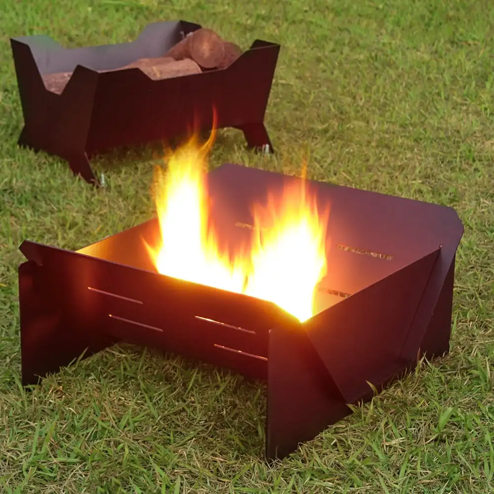 EX-Steel-Black External Fireplace Dismountable Exchtime Lump