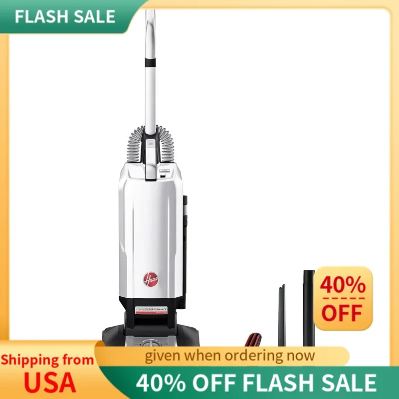 

Hoovvers Complete Performance Corded Bagged Upright Vacuum Cleaner, UH30651, White