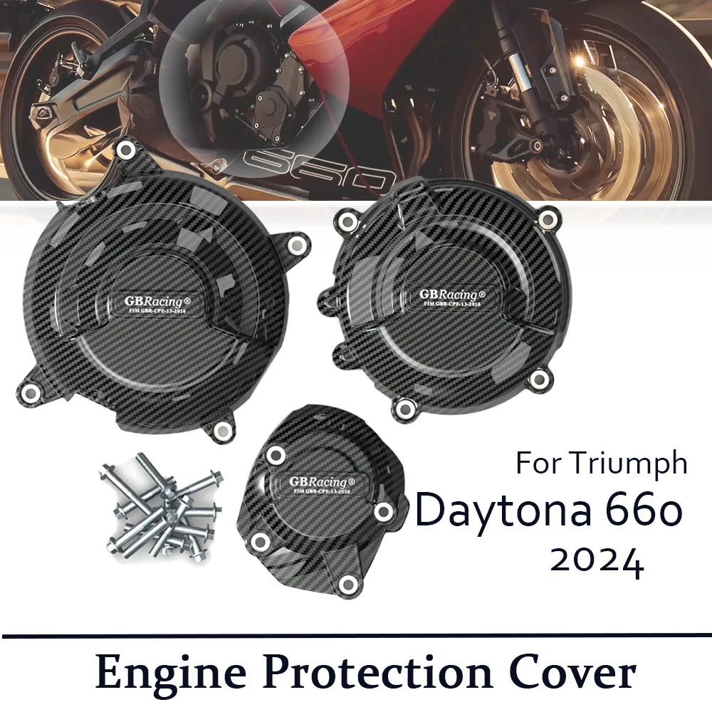 

Motorcycle Engine Cover Protection For Daytona 660 2024+