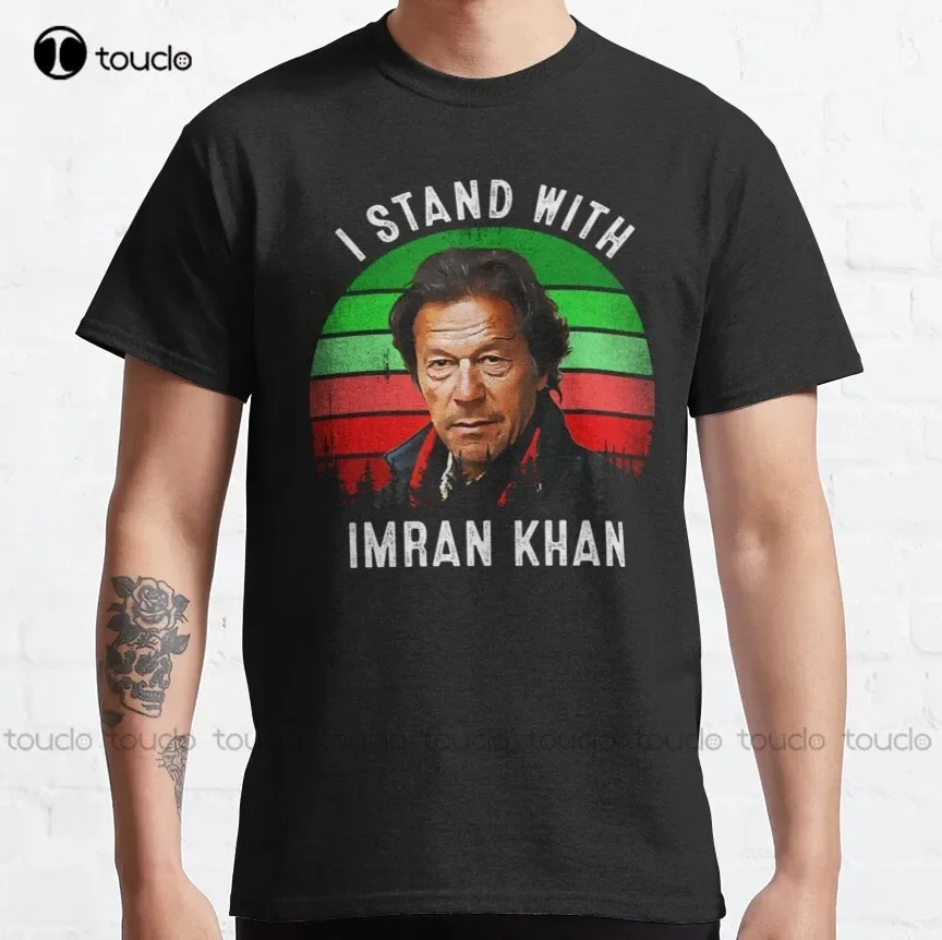 Imran Khan Pti Party Pakistan Support Freedom - Imran Khan Vintage Retro Classic T-Shirt Shirts For Women Dressy New Xs-5Xl Tee