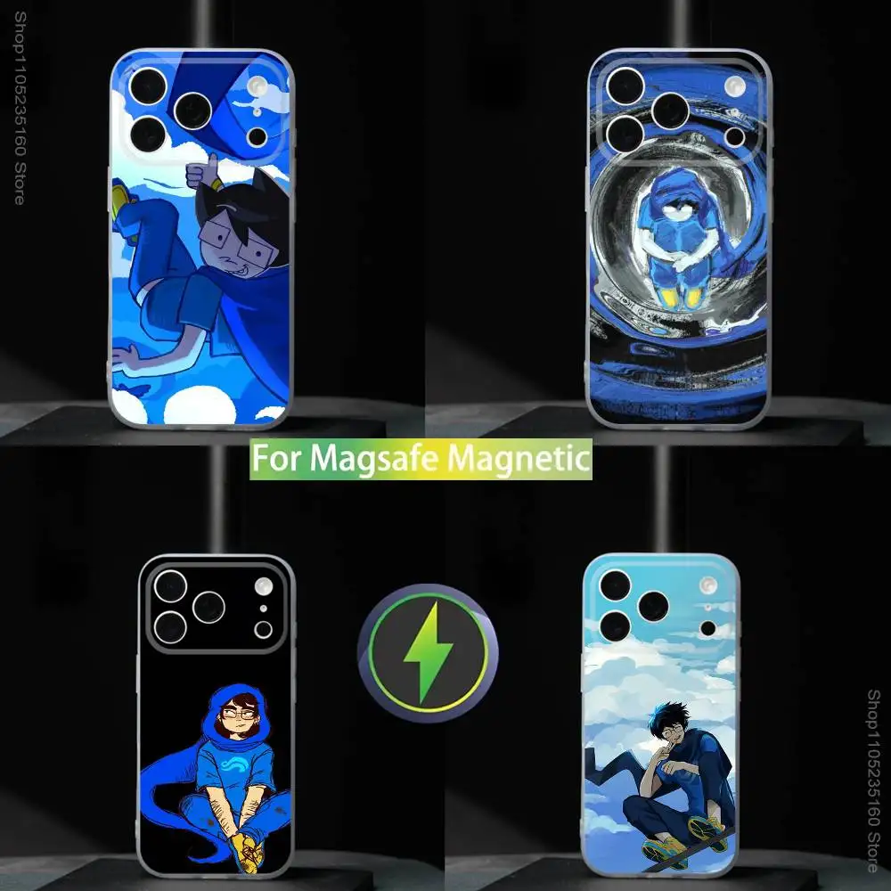 

Cartoon J-John E-Egbert Phone Case For iPhone 17,16,15,14,13,12,11,Pro,Max,Plus,Mini,SE4,E Magnetic For Magsafe Wireless