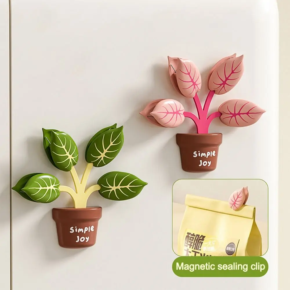 Gifts Plant Sealing Clips Portable Multifunctional Magnetic Sealing Clip Moisture-proof Refrigerator Magnets