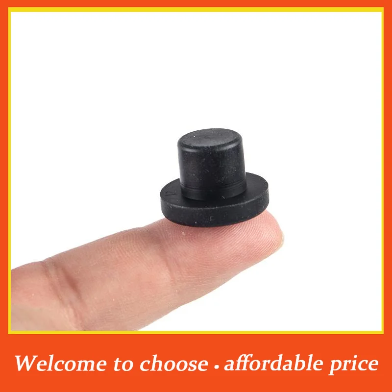 #3-12mm Rubber Hole Plugs 10Pcs Durable High Temp Resistant Caps for Automotive Panel Sealing Marine Applications