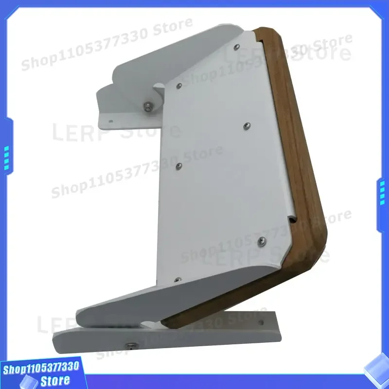 White Aluminum Alloy Folding Pedal for Yacht Marine RV Teak Wood Storage Hardware Accessories Home Boat Deck Step Non Slip