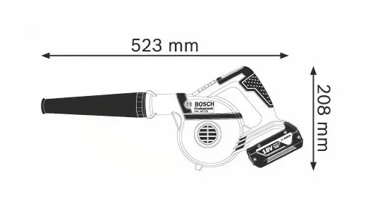 Japan professional air blower with lithium ion battery dust blower battery cordless dust blower tool series GBL