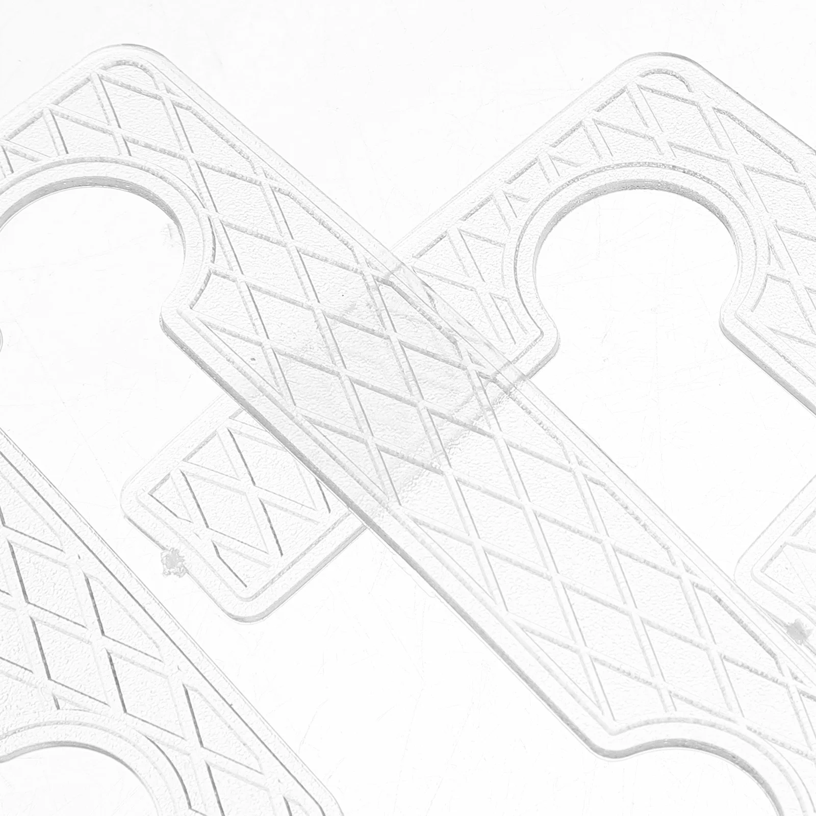 

40Pcs Glass Door Hinge Replacement Pads Transparent Anti-Slip Shockproof Rubber Gasket Kit for Bathroom Shower Door Parts