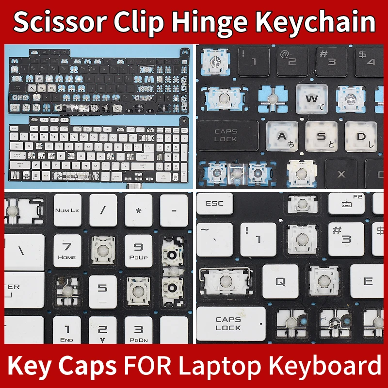 Klawiatura Keycap dla Asus TUF Gaming A15 F15 FA507 FA507RC FA507RE FX507 FX517 A17 FA707 F17 FX707 FX707ZC zawias nożycowy Keyframe