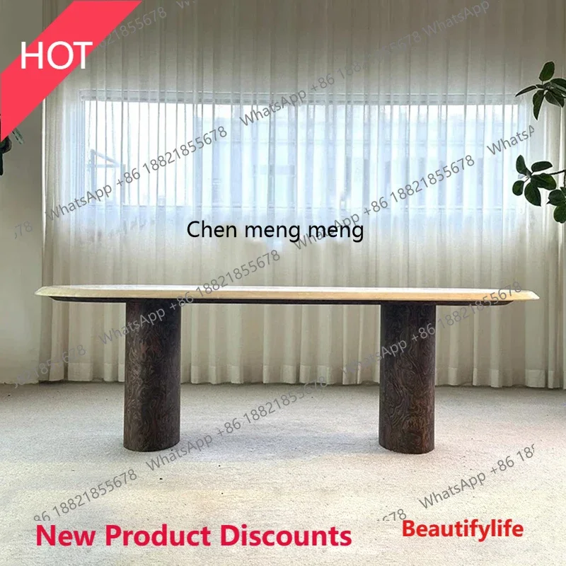 

P32 Retro, dining table, living room, home tea, balcony table, creative workbench