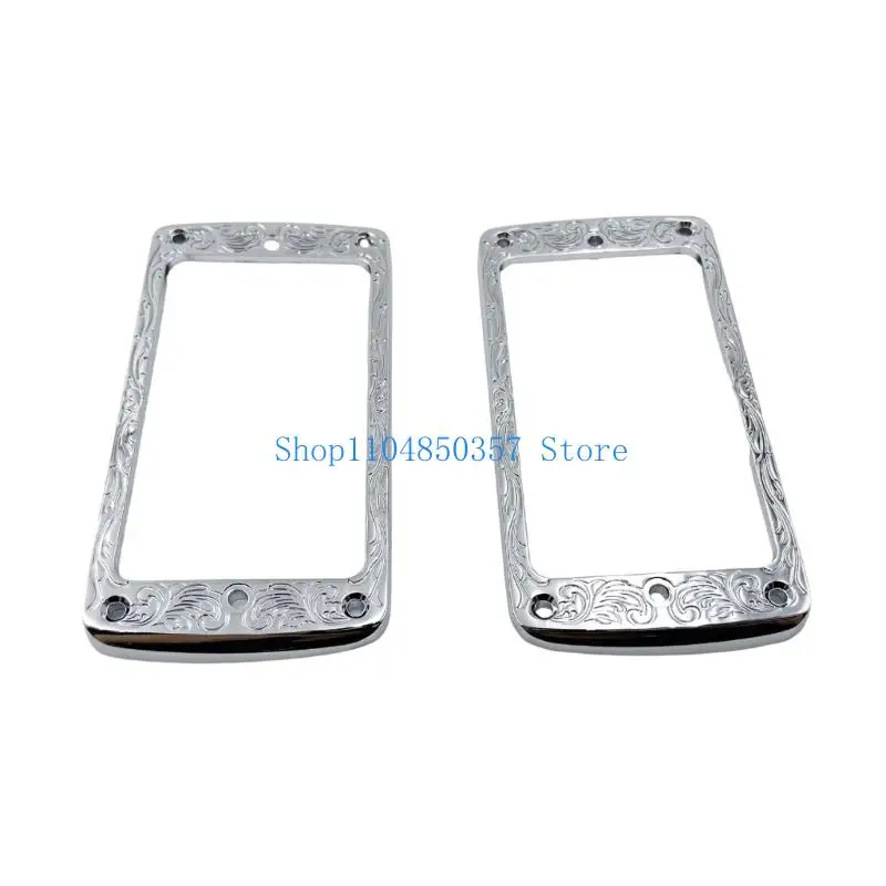 652F Noise Canceling Double Turn Pickup Decorative Metal Border Plan Easy Installation Set For Electric Guitars