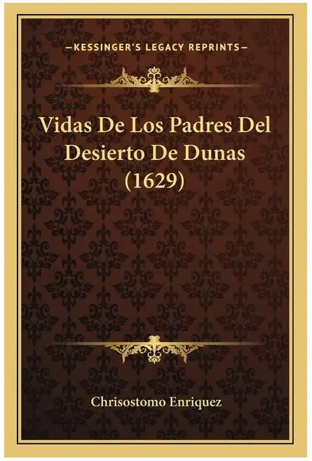 Vidas de los Padres of Desierto de Dunas 1629-vals zihin Desierto